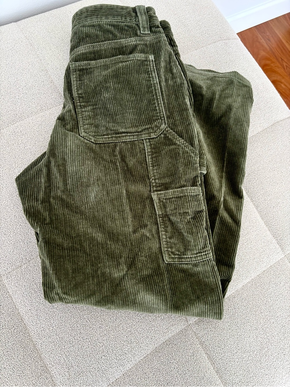 TNA Greenwich Corduroy Pant in Olive - Picture 4 of 6